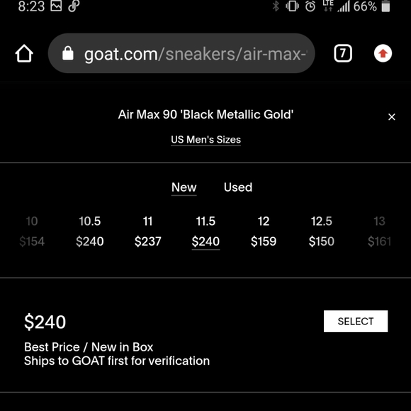 Nike Air Max 90 Black Gold - Picture 5 of 10